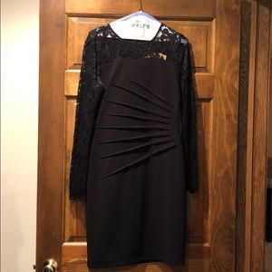 Ivanka Trump black lace dress - size 8